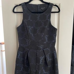 Topshop Blue & Navy Jacquard Romper - Size 6